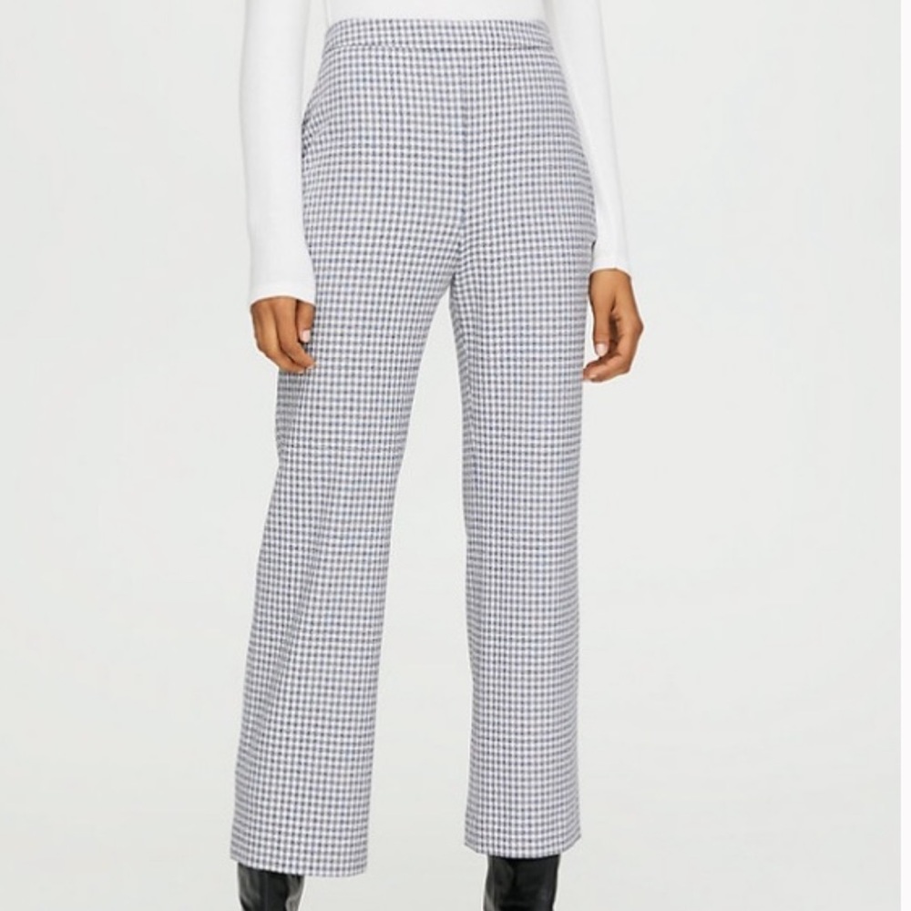 Aritzia Gingham Genny Pant - Size 8 NWT